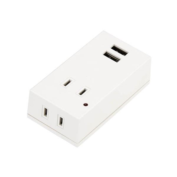5個書き割り YAZAWA 雷かばい立て付向こう正面水道栓型2AC+2USB2.1A白いこと Y02FSK400WH2UX5[21]