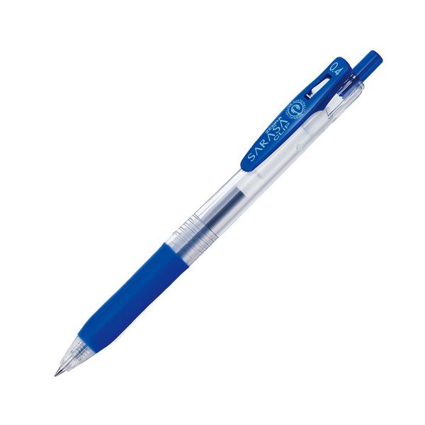 (まとめ) ゼブラ ゲルインクボールペン サラサゼムクリップ 0.4粍 青 JJS15-BL 1本  【×100仕掛ける】[21]