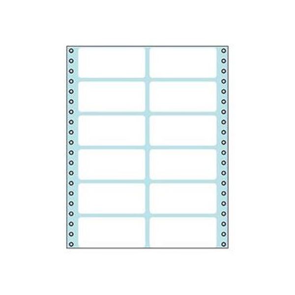 （まとめ）コクヨ 連続伝票用紙（タックフォーム）横8×縦10インチ（203.2×254.0mm）12片 ECL-216 1パック（100シート）【×3セット】[21]