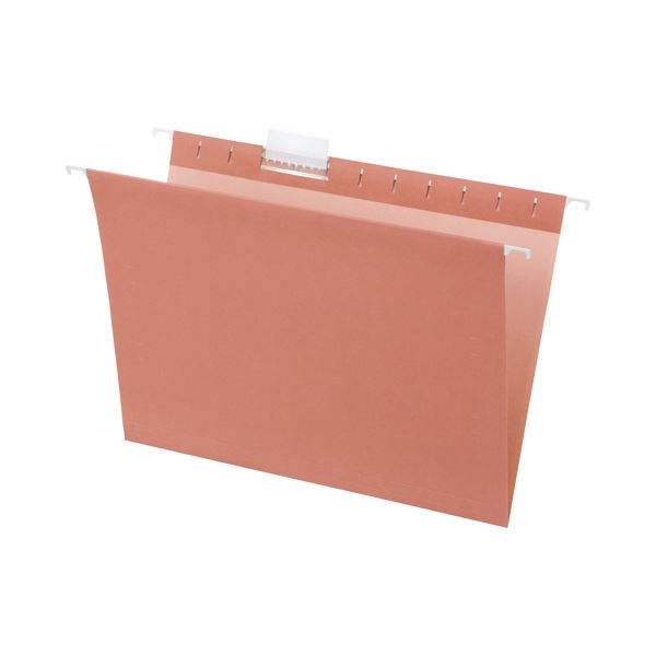 (まとめ）TANOSEE ハンギングフォルダーA4 ピンク 1セット(50冊:5冊×10パック)【×3セット】[21]