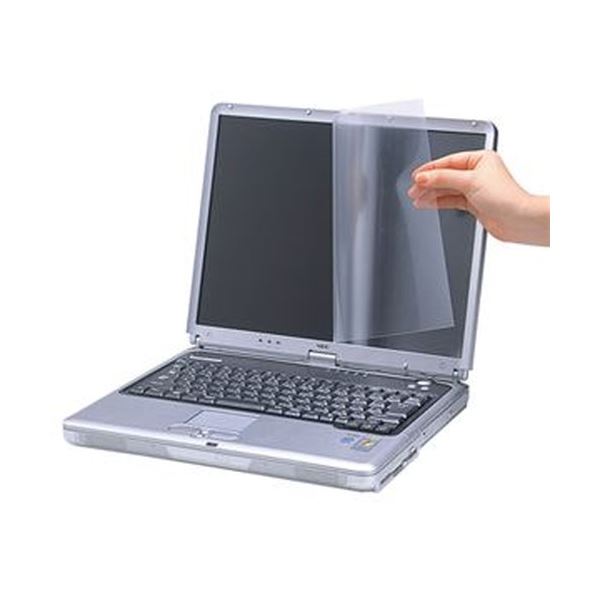 （まとめ）サンワサプライ 液晶防御すること写真フィルム照りかえす押しとどめる印字機 13.3型広広とした（16：9）相応う LCD-133W2 1枚【×10書き割り】[21]