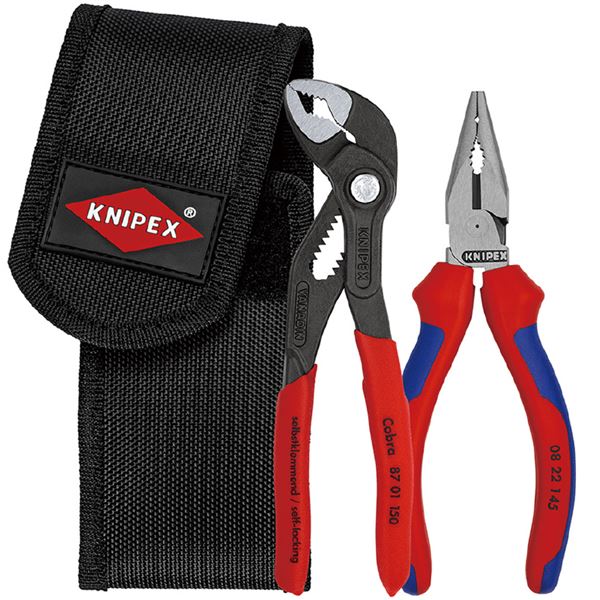 KNIPEX クニペックス 002072V06 ミニコブラ ＋ ニードルノーズペンチ 仕掛ける 手道具 物の具 DIY やり方手道具 御先棒[21]