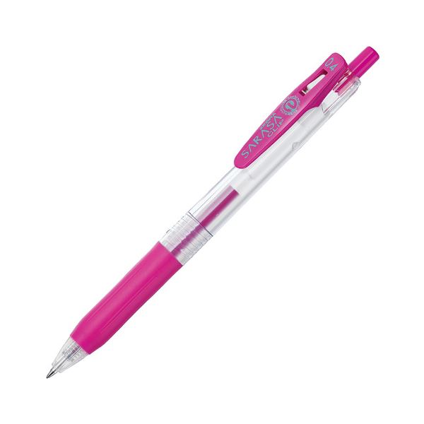 (まとめ) ゼブラ ゲルインクボールペン サラサゼムクリップ 0.4粍 マゼンタ JJS15-MZ 1本  【×100書き割り】[21]