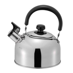【12個仕掛ける】 IH相応う フルート奏者湯わかし/やかん 【1.6L】 幅19.4糎 ステンレス鋼製 サビにくい 安全性のある役立つこと 和平フレイズ 『紫はしどいカン』[21]