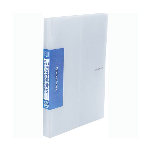 (まとめ) ビュートン ハガキホルダー A4タテ 120ポケット クリヤー NPC-A4-120C 1冊 【×10セット】[21]