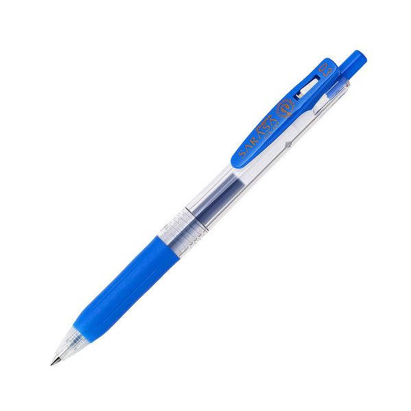 (まとめ) ゼブラ ゲルインクボールペン サラサゼムクリップ 0.3粍 青 JJH15-BL 1本  【×100書き割り】[21]