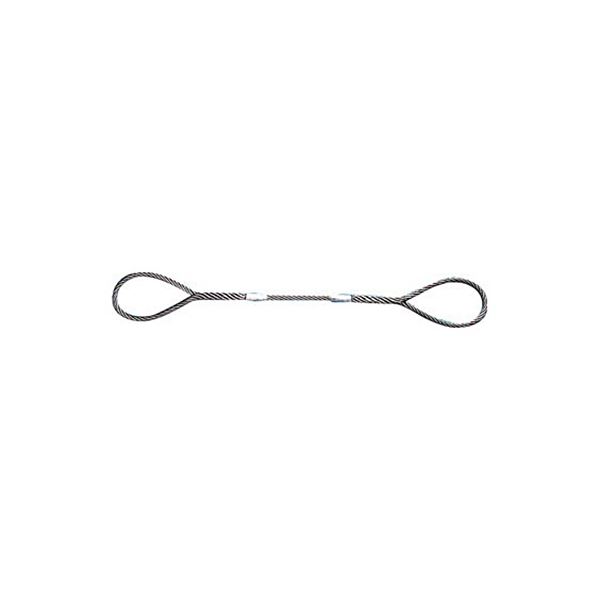 (まとめ) TRUSCO Wスリング Aタイプ 6mm×1.0m GR-6S1 1本 【×5セット】[21]