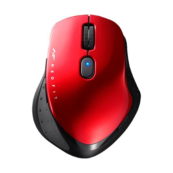 (まとめ) 緩衝装置置き目 無線電話 BlueLED5名取り草 ネオフィットマウス M大いさ 赤いこと BSMBW510MRD 1個 【×5仕掛ける】[21] マウス・キーボード・入力機器-パソコン・周辺機器