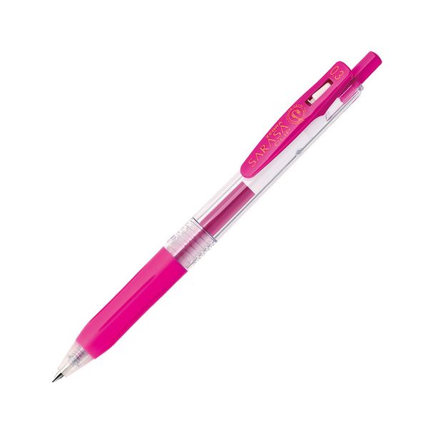 (まとめ) ゼブラ ゲルインクボールペン サラサゼムクリップ 0.3粍 マゼンタ JJH15-MZ 1本  【×100書き割り】[21]