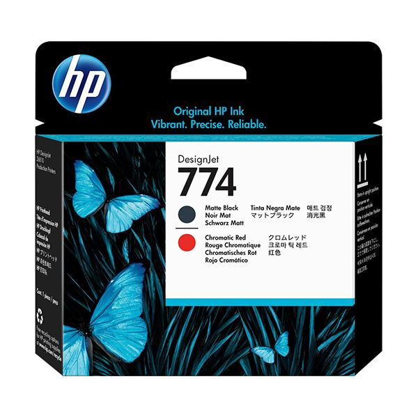 HP 774 プリントヘッドマットブラック/Cr赤いこと P2V97A 1個 [21]