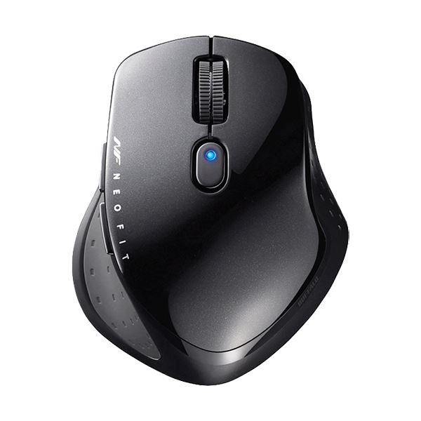 (まとめ) 緩衝装置置き目 無線電話 BlueLED5名取り草 ネオフィットマウス S大きさ 黒いこと BSMBW510SBK 1個 【×5書き割り】[21]