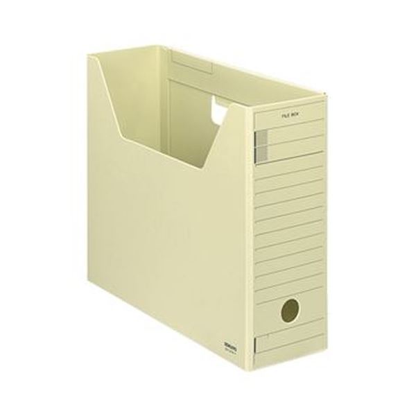 （まとめ）コクヨ 整理保存用具ボックス席-FS（H手合い）A4ヨコ 背幅102粍 黄 A4-LFH-Y 1仕掛ける（5冊）【×3仕掛ける】[21]
