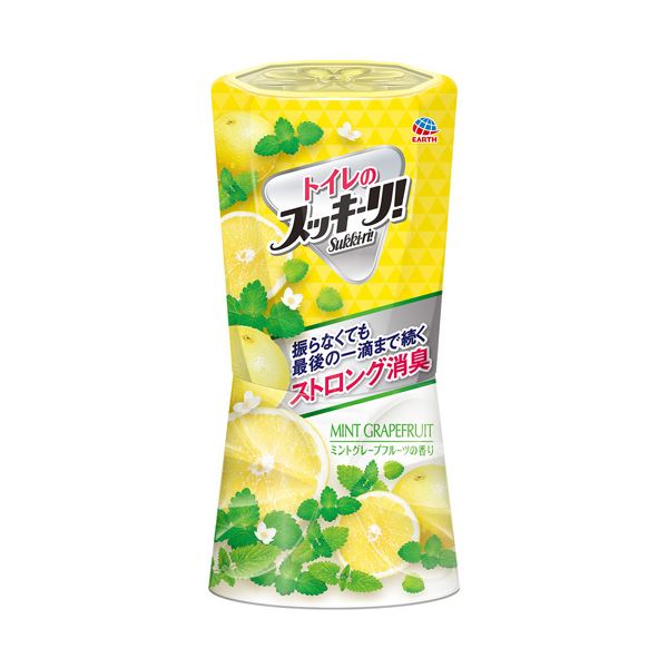 （まとめ）アース製薬 トイレのスッキーリ！ミントグレープフルーツ 400ml 1セット（3個）【×5セット】[21] 5,727円