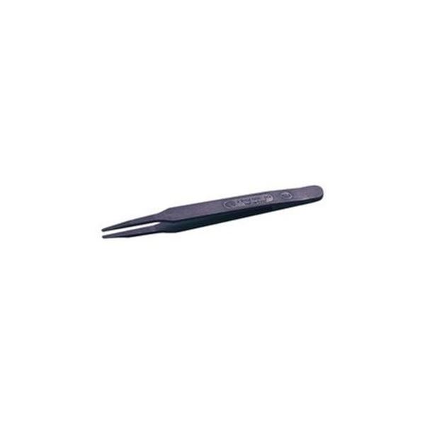 （まとめ）プラスチックピンセット 702ACF 【×5セット】[21]