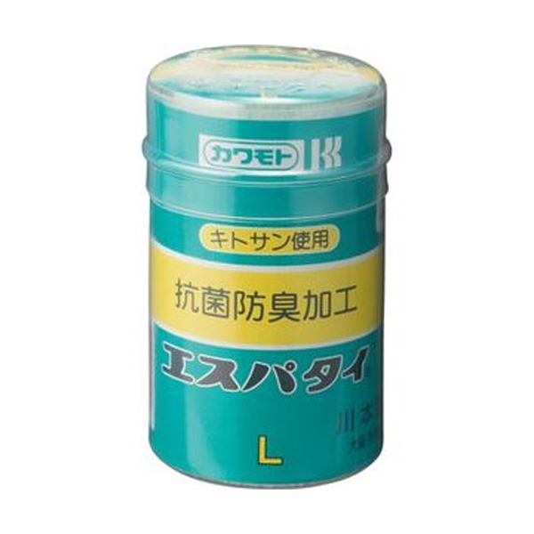 （まとめ）カワモト 抗菌エスパタイ L 6.5cm×4m 1巻【×50書き割り】[21]