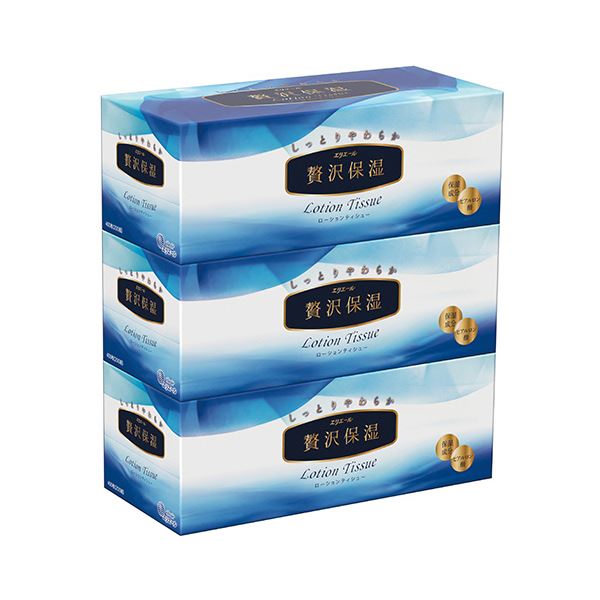 大王製紙 エリエールローションティシュー贅沢保湿 200組/箱 1セット（30箱：3箱×10パック）[21]