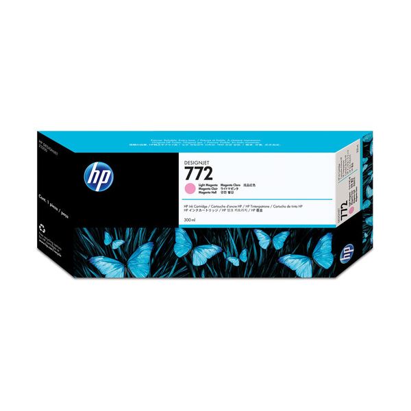 (まとめ) HP772 インキ薬莢 ライトマゼンタ 300ml えの具系 CN631A 1個  【×10書き割り】[21]