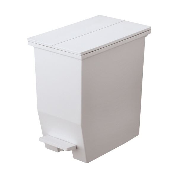(まとめ) リス 棚下で使えるペダルダストボックス 20L グレー GPRB045 1台 【×5セット】[21]