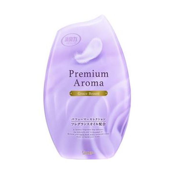 （まとめ）エステー お部屋の消臭力 PremiumAroma グレイスボーテ 400ml 1セット（3個）【×10セット】[21]