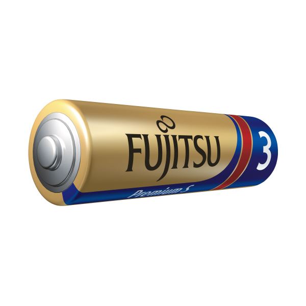 (まとめ) 富士通 アルカリ乾電池PremiumS 単3形 4本 【×15セット】 [21]