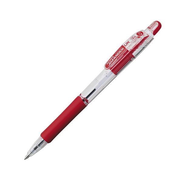 (まとめ) ゼブラ 油性ボールペン 体育館殴りつけるUK 0.7粍 赤 BN10-R 1書き割り(10本)  【×10書き割り】[21]