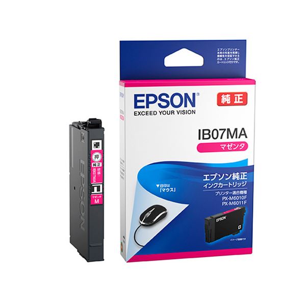 (まとめ) エプソン(EPSON) 【完全無欠】 インキ薬莢 マゼンタ IB07MA 【×10仕掛ける】 [21]