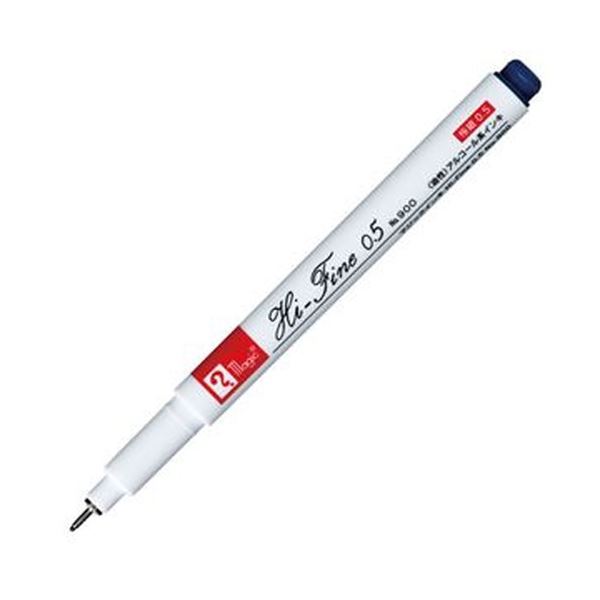 （まとめ）寺西舎密学 油性目じるし 神通力インクNo.900 青 M900R-T3 1書き割り（10本）【×10書き割り】[21]