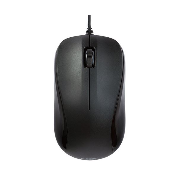TANOSEE USBレーザーマウス3ボタン Mサイズ ブラック M-S2ULBK/RST 1セット(10個)[21]