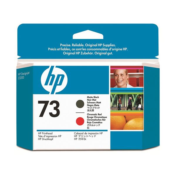 (まとめ) HP73 刷り上げる天々 つや消し黒いこと／Cr赤いこと CD949A 1個  【×10書き割り】 [21]