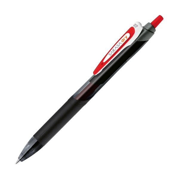 （まとめ） ゼブラ ジェルボールペン サラサドライ0.7mm 赤 JJB31-R 1本 【×30セット】[21]