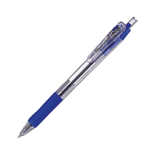 (まとめ) ゼブラ 油性ボールペン タプリクリップ 0.7粍 青 BN5-BL 1本  【×100書き割り】[21]