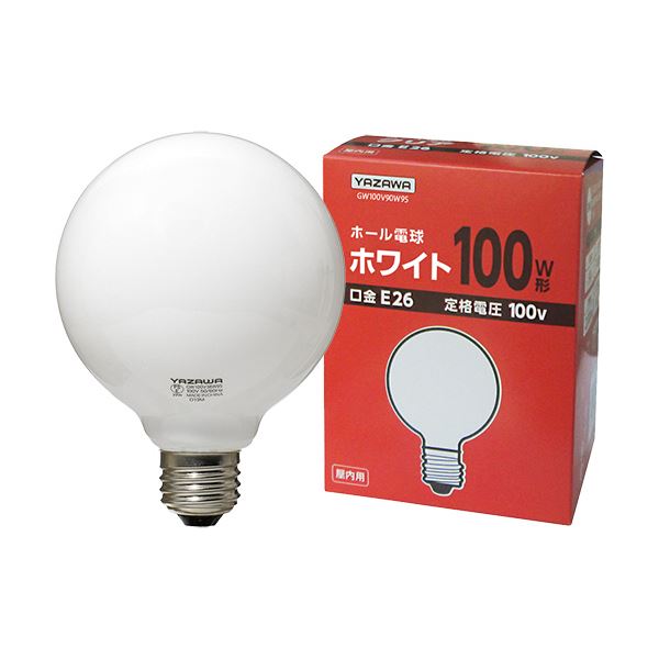 どんぶり鉢白熱電球 100W形 白いこと 【×10書き割り】[21]