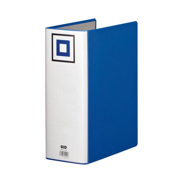 (まとめ) TANOSEE 両開き導管式整理保存用具V A4タテ 1000枚封じこめる 背幅115粍 青 1冊  【×10仕掛ける】[21]