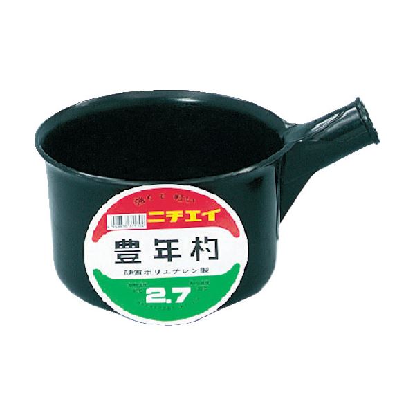 （まとめ）DICプラスチック 豊年杓#2.7柄なし SK-2.7 1個【×10セット】[21]