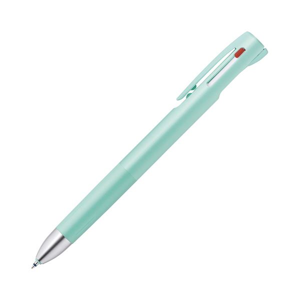 （まとめ）ゼブラ 3色エマルジョンボールペン ブレン3C 0.5mm （軸色：ブルーグリーン） B3AS88-BG 1本 【×30セット】[21]