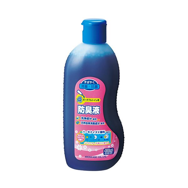 （まとめ）アロン化成 ポータブルトイレ用防臭液400ml 533-204 1本【×5セット】[21]