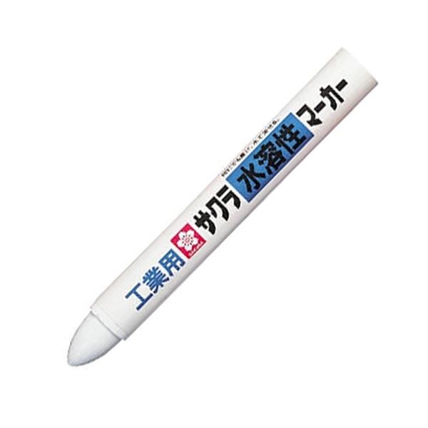 (まとめ) 櫻クレパス 水溶性目じるし しろ WSC#50 1書き割り(10本) 【×3書き割り】[21]