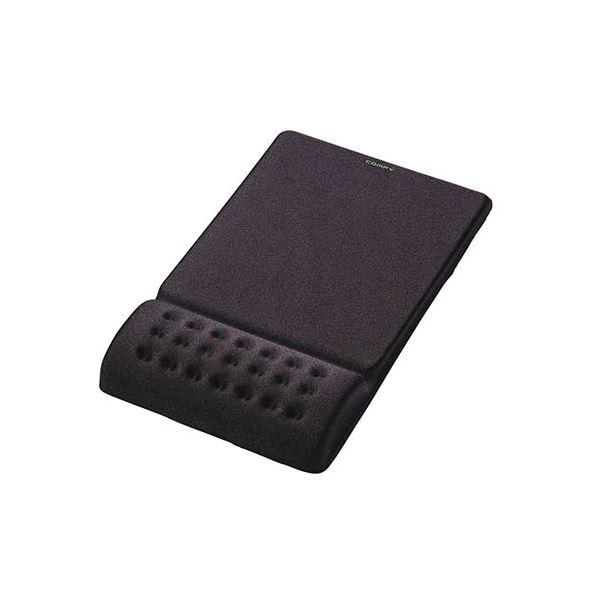 （まとめ） エレコム COMFY マウスパッド ブラック MP-095BK 【×3セット】[21]
