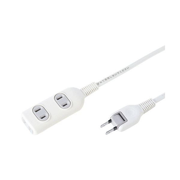 (まとめ）サンワサプライ タップ 2P・3個口10m TAP-3W10N 1セット(5個)【×3セット】[21]