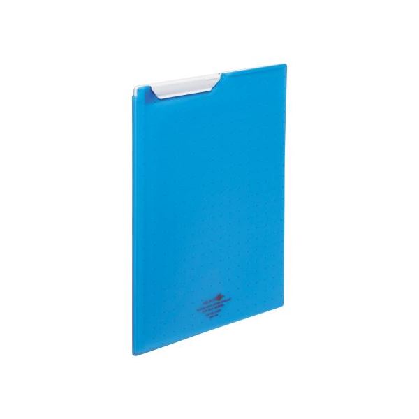 (まとめ）LIHITLAB ゼムクリップ整理保存用具A4 青 F-5067-8【×10書き割り】 [21]
