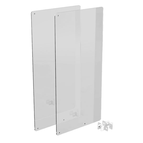 クロス型アクリルパーティション用パネル 約W300&times;D3&times;H600mm 【2枚セット】 PTS-CR3002CR[21]｜家具・インテリア雑貨　カグール 9,376円