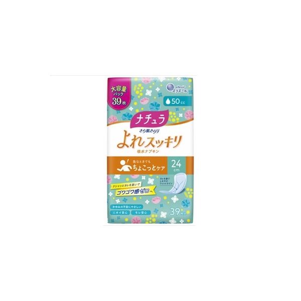 ◇限定Special Price まとめ 大王製紙 ナチュラ さら肌さらり よれスッキリ吸水ナプキン 24cm 50cc 大容量 39枚 21  fucoa.cl