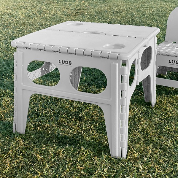 楽天市場】LUGS 折りたたみ式コンパクトテーブル＆チェア 2点セット 