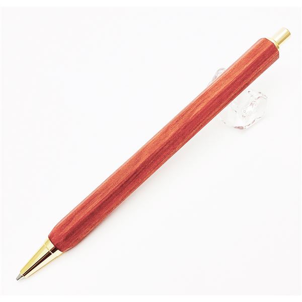 八角シャープペンシル/文房具 【レッドーハート レッド】 木製 日本製 文具 オフィス用品 ステーショナリー [21]｜家具・インテリア雑貨　カグール