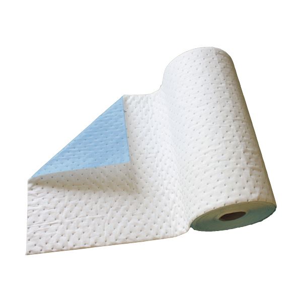 TRUSCOフィルム裏地付き油吸収シート 油専用 ロールタイプ 幅600mm TOAM-620 1巻[21]