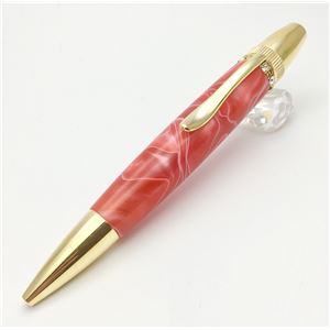 日本製 スワロフスキー ボールペン/文房具 【レッド】 パーカータイプ 芯：0.7mm 文具 オフィス用品 『Acrylic』 [21]