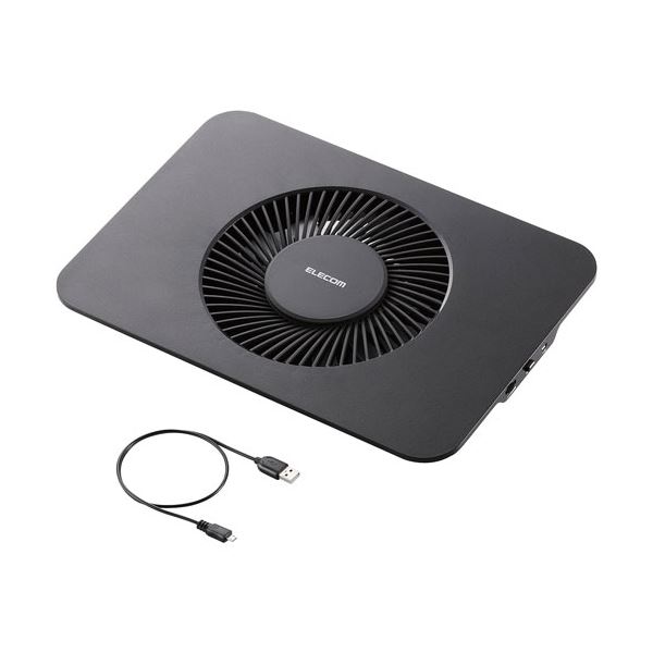 (まとめ）エレコムノートPC用クーラー(静音・強冷タイプ) 15.4~17インチ対応 SX-CL21LBK 1台【×3セット】[21]