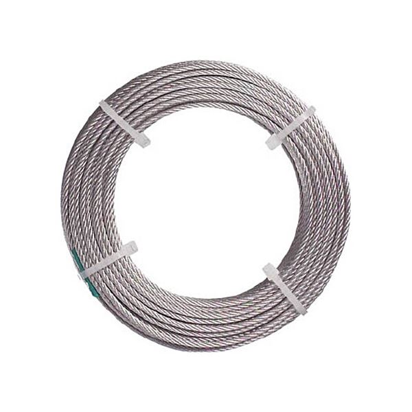 (まとめ) TRUSCO ナイロン被覆ステンレスワイヤロープ 1mm&times;10m CWC-1S10 1巻 【&times;5セット】[21]｜家具・インテリア雑貨　カグール