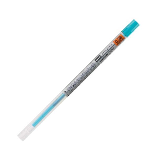 (まとめ) 三菱鉛筆 ゲルインクボールペンスタイルフィット 替芯 0.28粍 天の原青碧 UMR10928.48 1書き割り（10本）  【×10書き割り】[21]