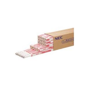 NEC 蛍光ランプ ライフライン直管グロースタータ形 15W形 白色 業務用パック FL15W 1パック(25本) [21]
